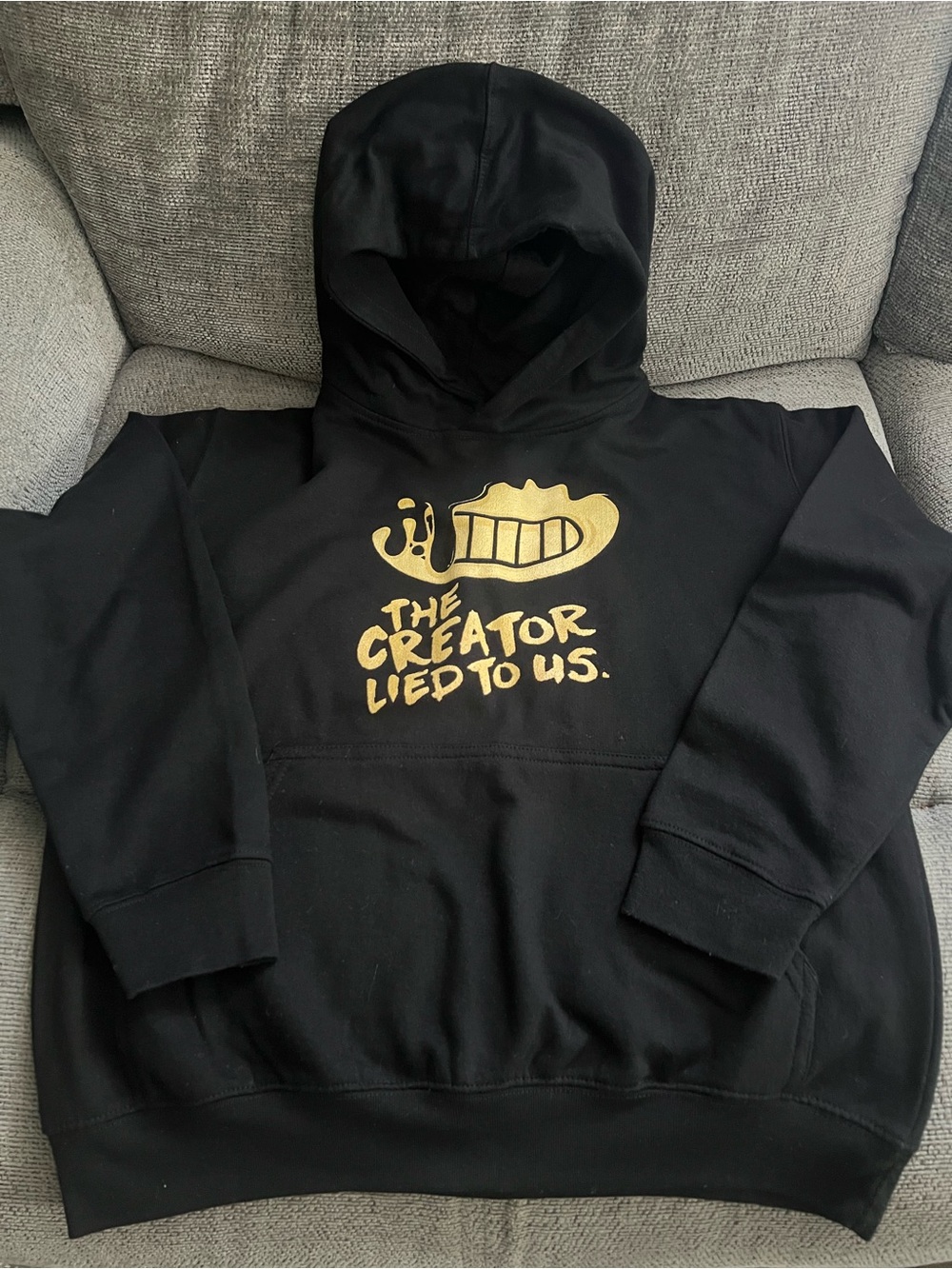 Bendy and The Zink Machine The Creator Lied to Us Black Boys Hoodie